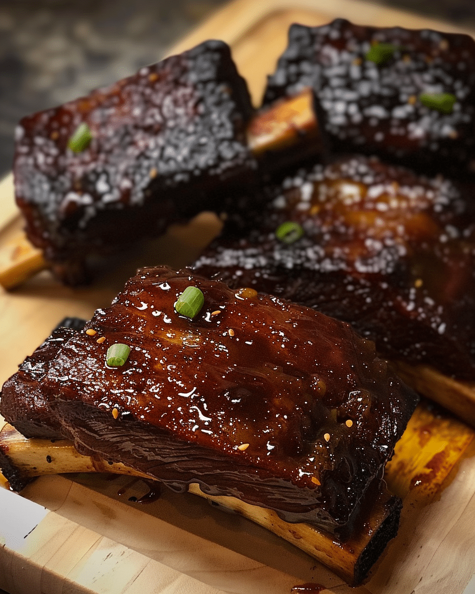 Caramelized Slow Roast Asian Beef Short Rib