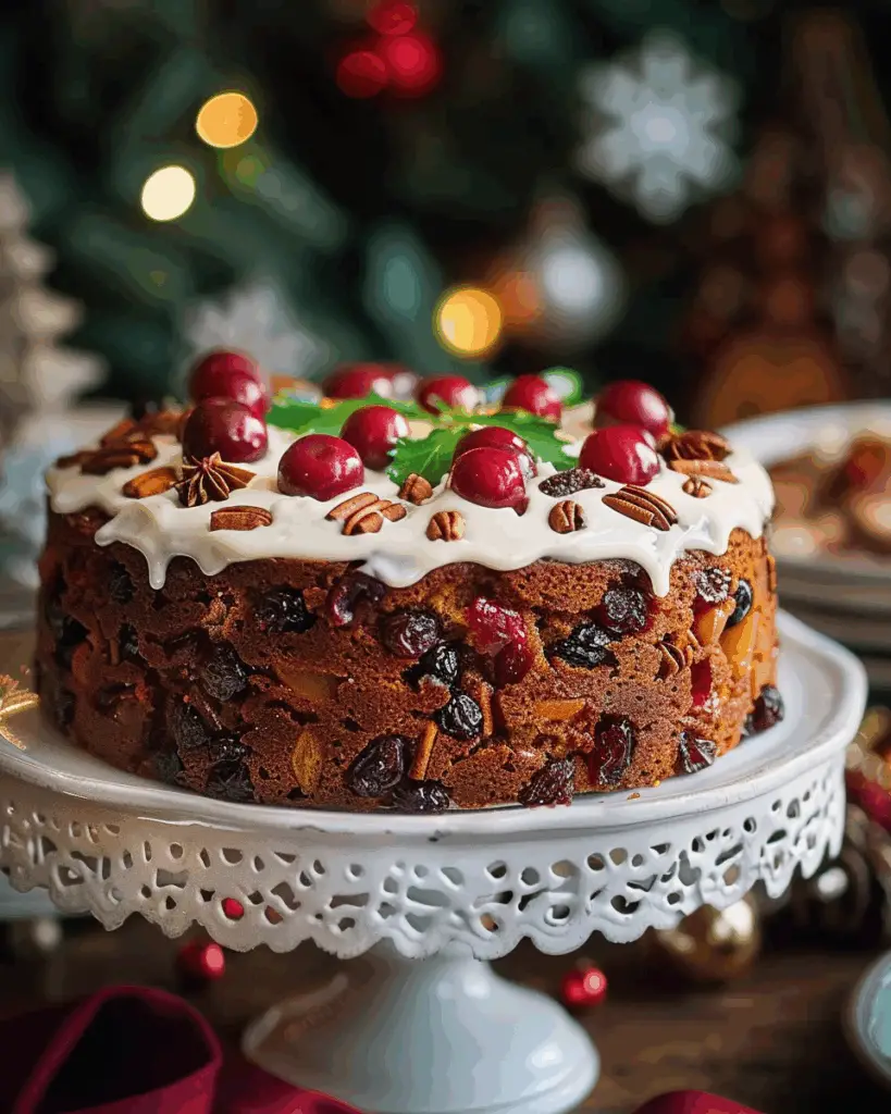 Christmas Fruit Cake Recipe
