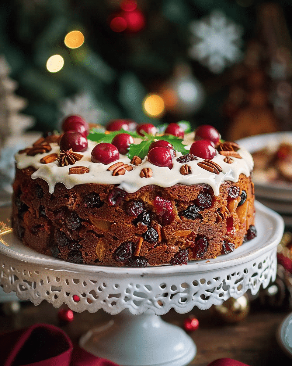 Christmas Fruit Cake Recipe