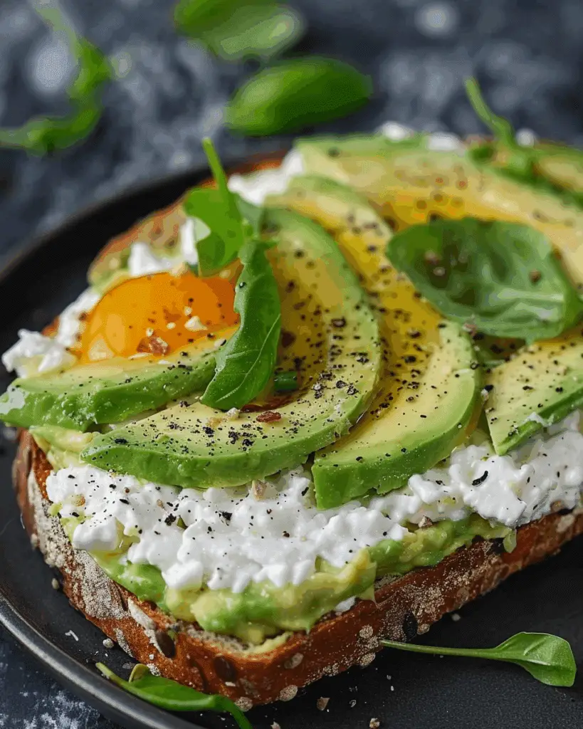Cottage Cheese Avocado Toast