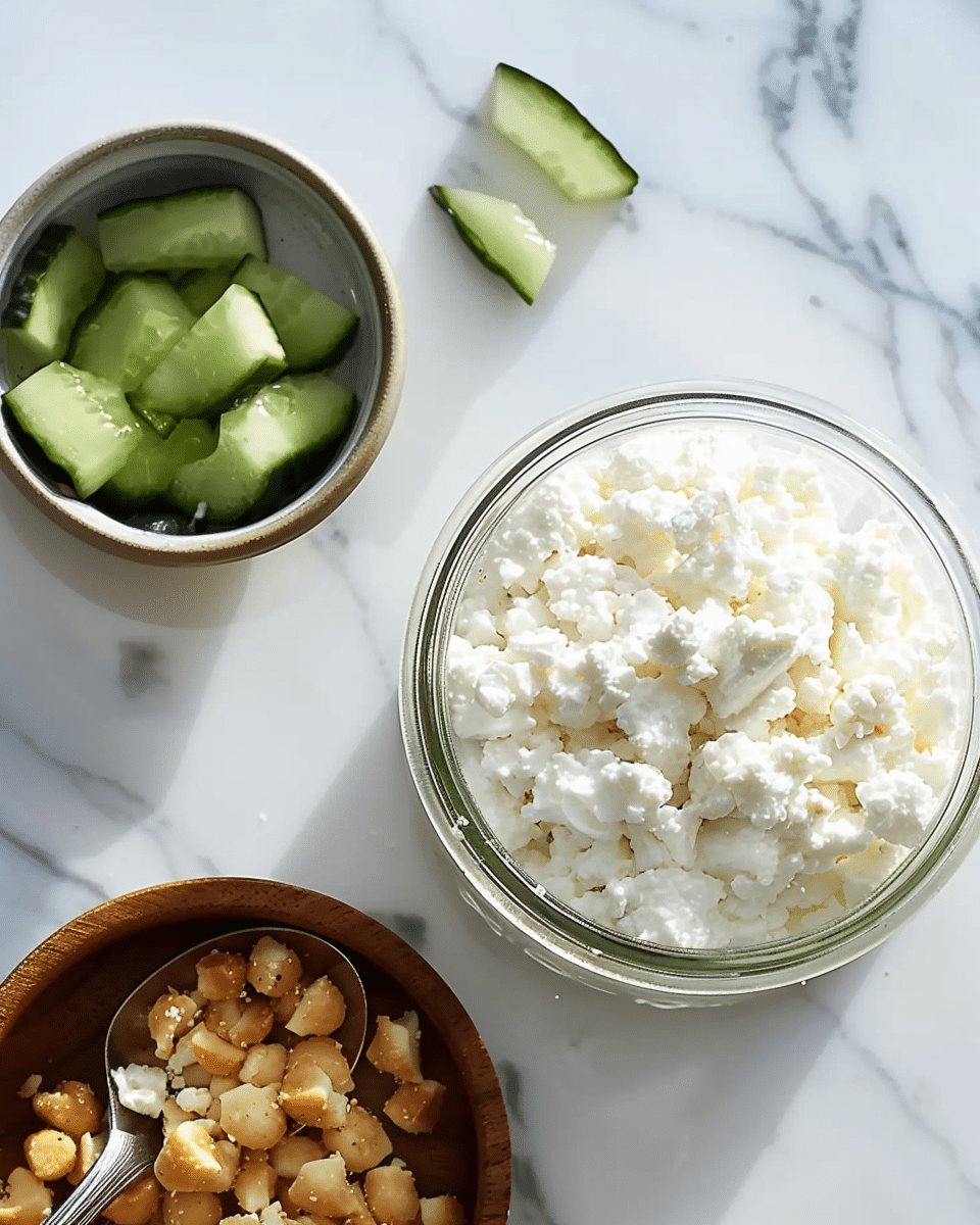 Cottage Cheese Snack Jar