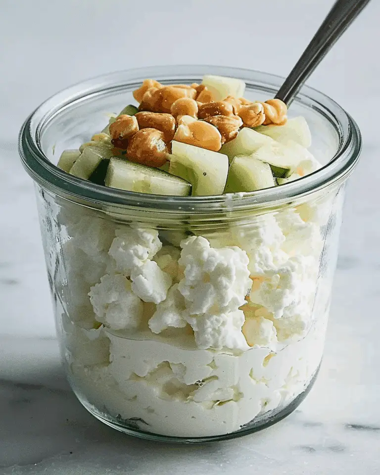 Cottage Cheese Snack Jar