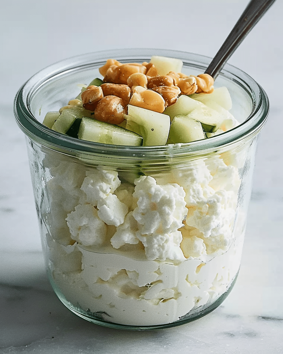 Cottage Cheese Snack Jar