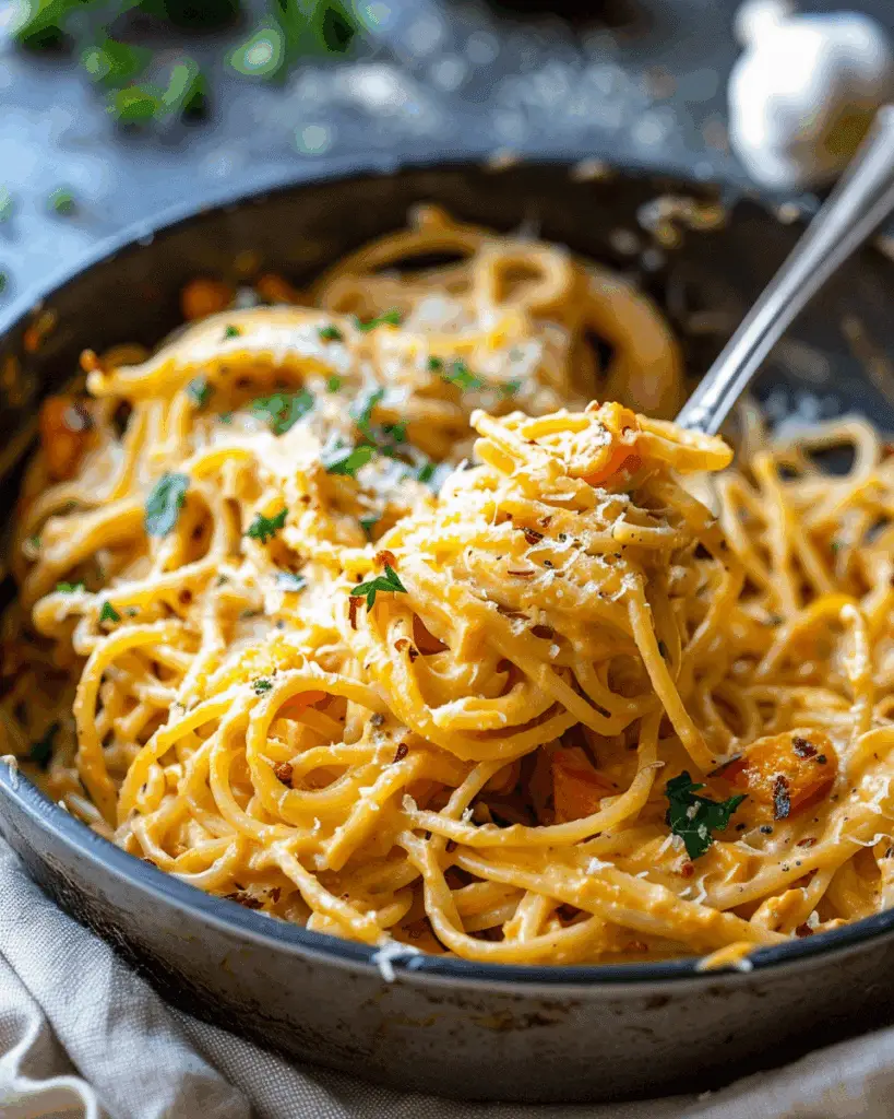 Creamy Butternut Squash Alla Vodka Pasta