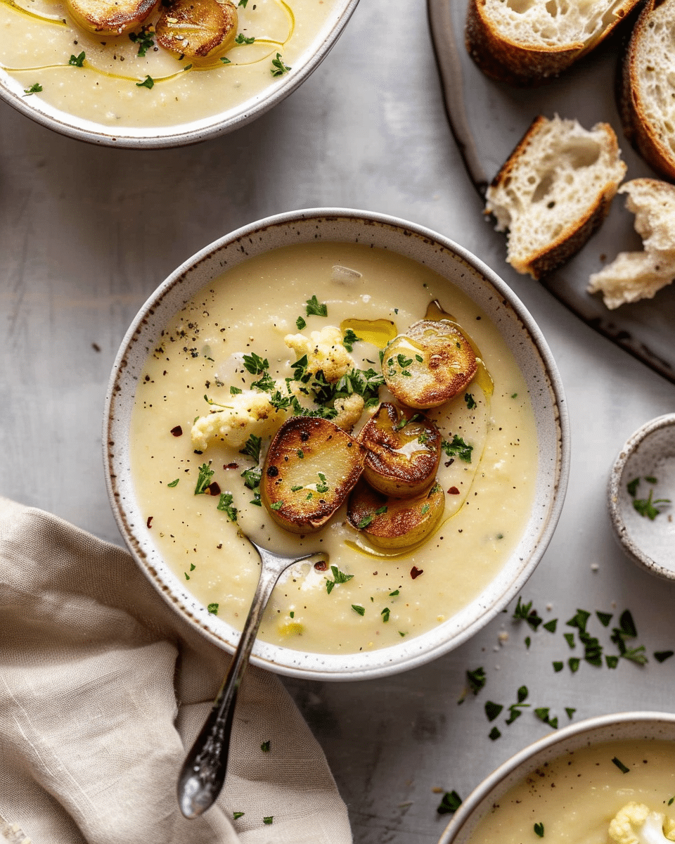 Creamy Cauliflower Potato Soup
