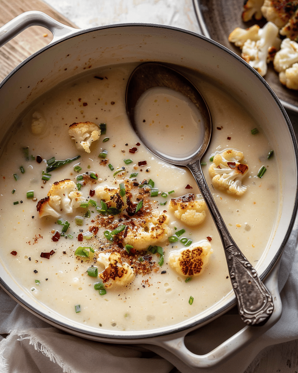 Creamy Cauliflower Potato Soup