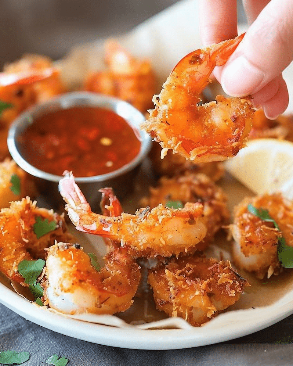 Crispy Cajun Shrimp with Special Dipping Sauce - Spicy, Crunchy, Cozy