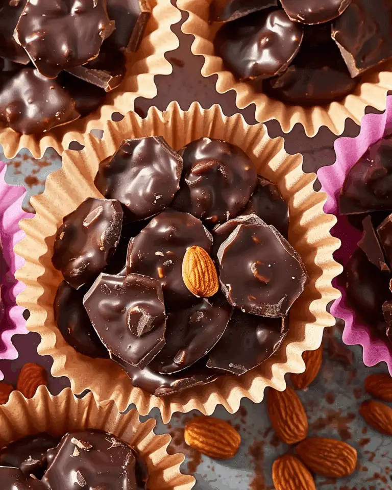 Dark Chocolate Almond Clusters