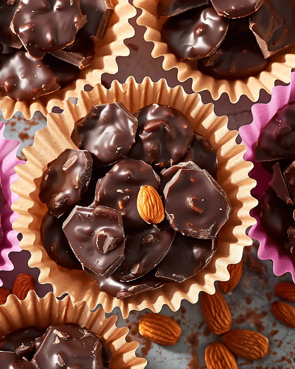 Dark Chocolate Almond Clusters