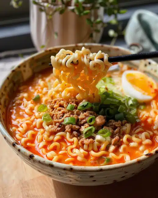 Easy Buldak Soup Ramen