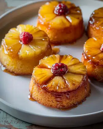 Easy Mini Pineapple Upside Down Cake