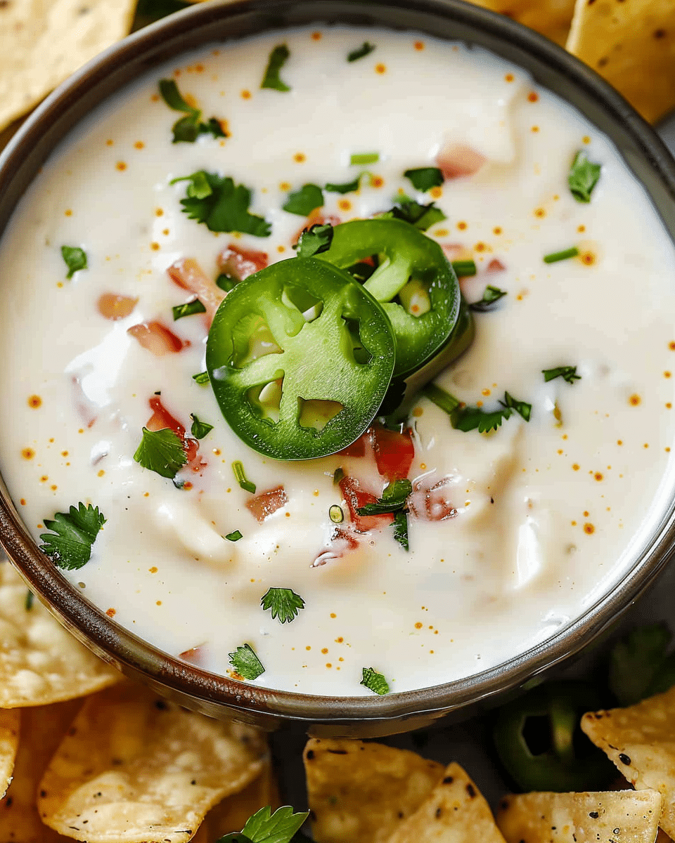 Easy Restaurant-Style White Queso
