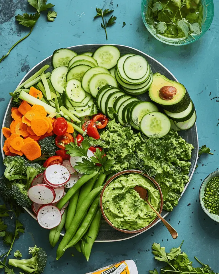 GREEN VEGGIES PLATTER