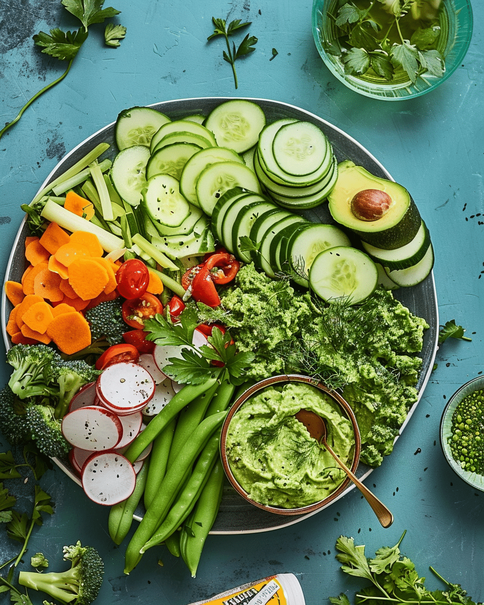 GREEN VEGGIES PLATTER