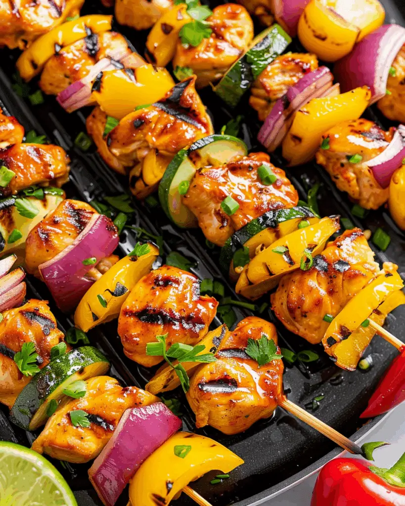 Grilled Hawaiian-Style Chicken Skewers