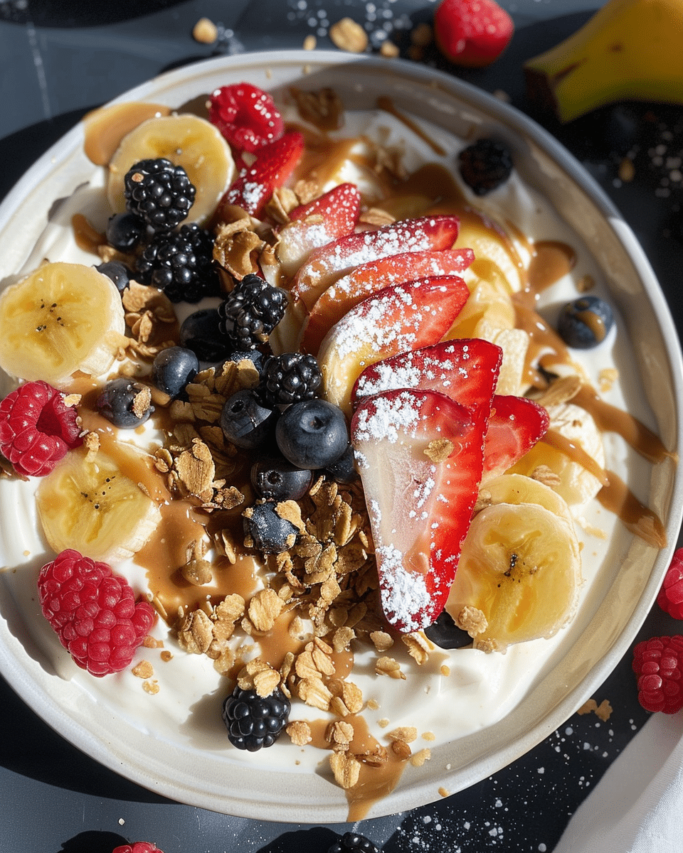 Healthy Banana Split (Easy Breakfast Recipe)
