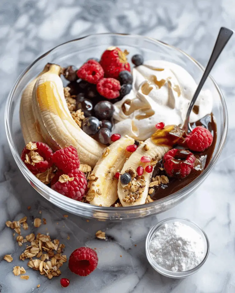 Healthy Banana Split (Easy Breakfast Recipe)