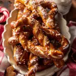 Honey Butter Soft Pretzel Candy Canes.