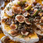 Honey Herb and Fig Baked Brie
