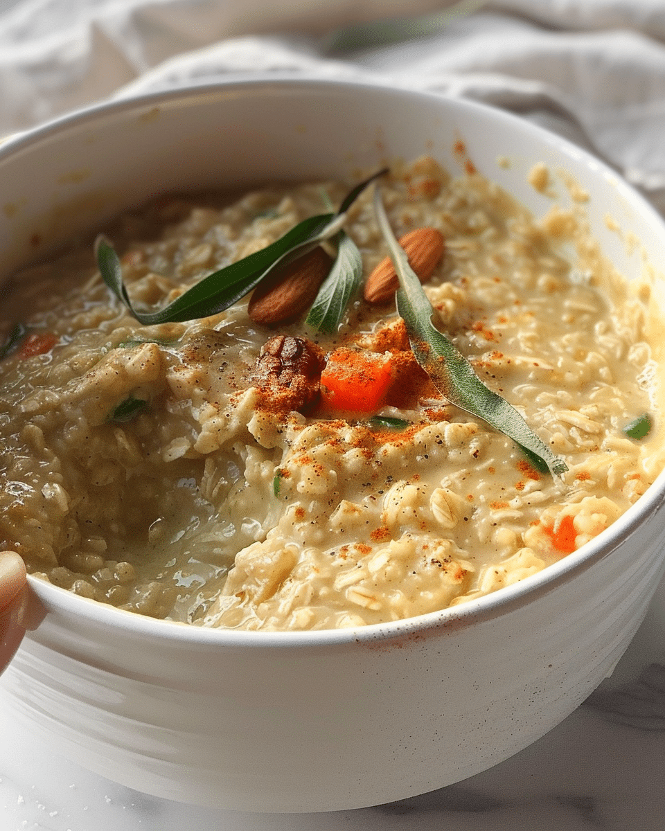How to Make Savory Vegan Oatmeal