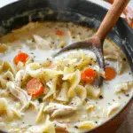 Light & Creamy Chicken Noodle Soup