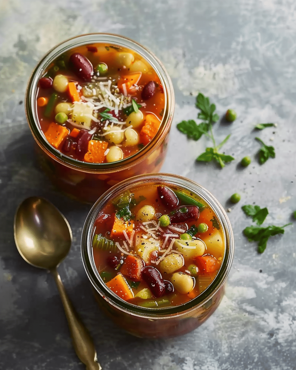 Minestrone Soup in a Jar