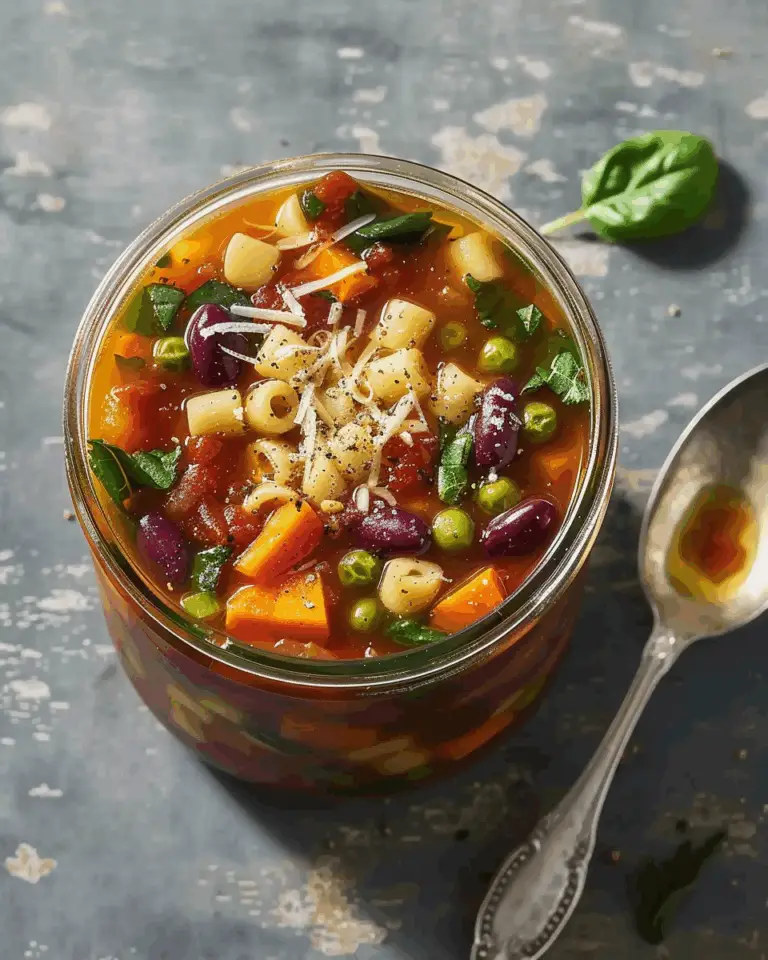 Minestrone Soup in a Jar