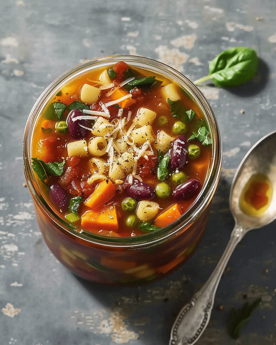 Minestrone Soup in a Jar