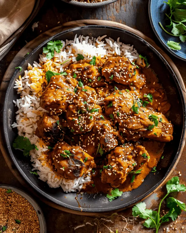 One Pan Sesame Pumpkin Butter Chicken