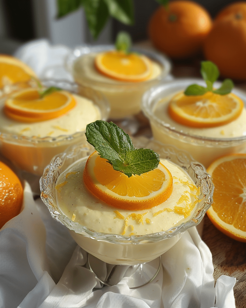Orange Posset