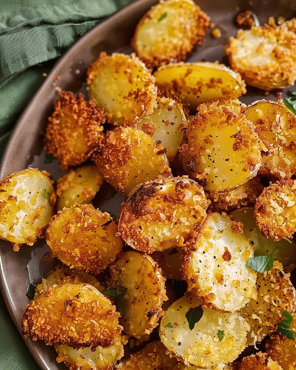 Parmesan-Crusted Roasted Potatoes