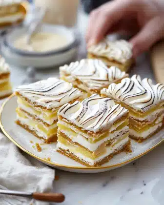 Easy Mille Feuille (No Bake)