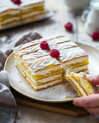 Easy Mille Feuille (No Bake)