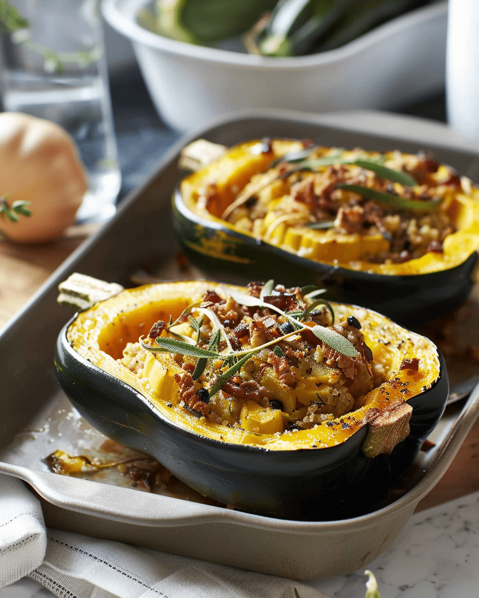 Stuffed Acorn Squash