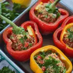 Tabbouleh Stuffed Peppers