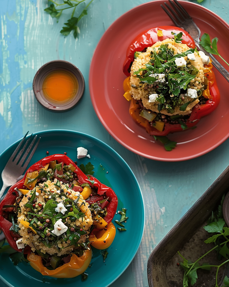 Tabbouleh Stuffed Peppers