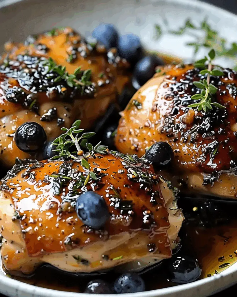 ThwBlueberry Thyme Chicken A Deliciously Unique Dish