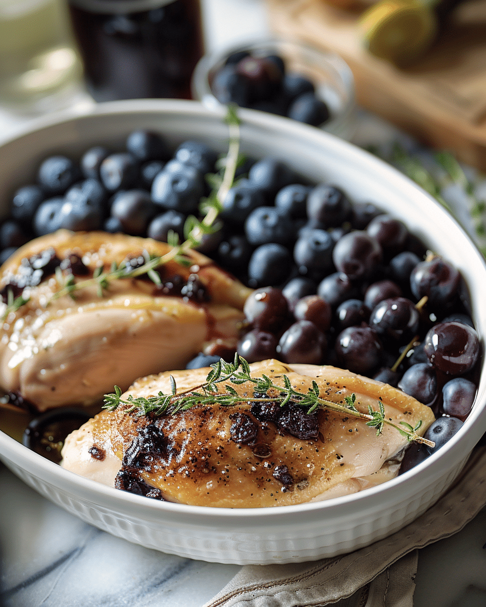 ThwBlueberry Thyme Chicken A Deliciously Unique Dish