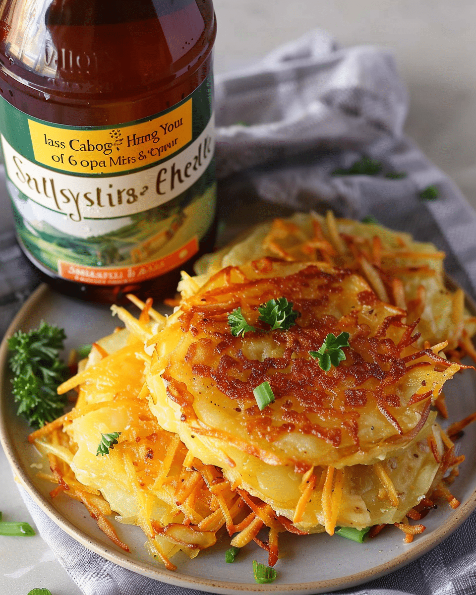Toaster Oven Cheesy Hashbrowns