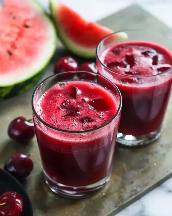 Watermelon Cherry Berry Beet Juice