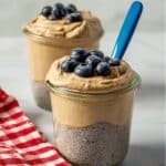 High-Protein Blueberry & Peanut Butter Chia Pudding Recipe