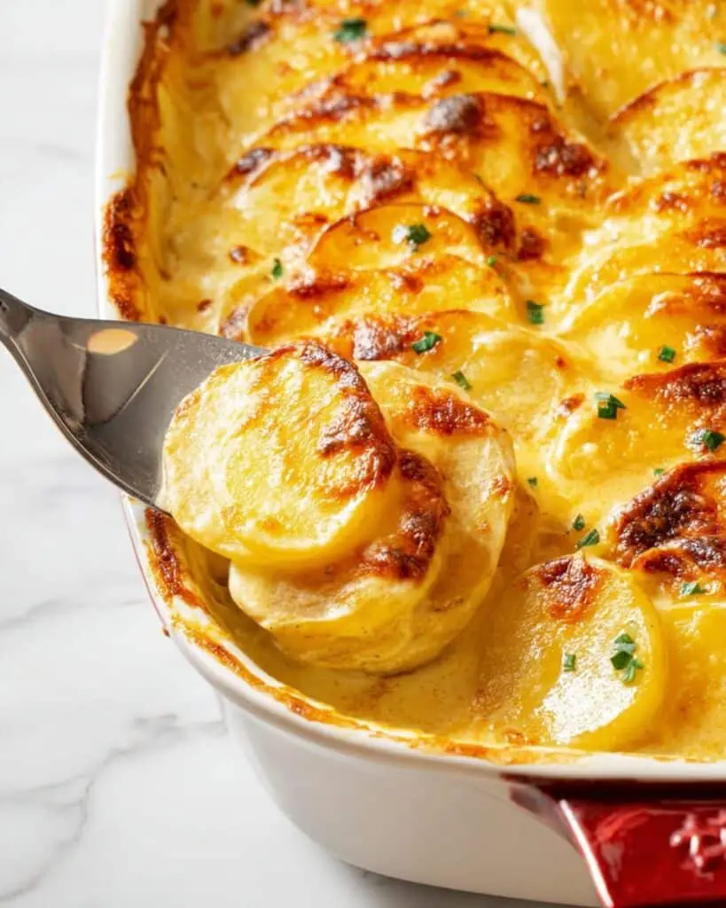 Easy Cheesy Scalloped Potatoes Recipe