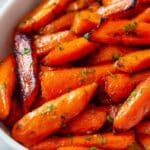 Honey Garlic Butter Roasted Carrots Recipe