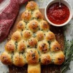 Cheesy Christmas Tree Bread Recipe