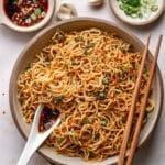 Easy Garlic Chili Oil Ramen Noodles Recipe
