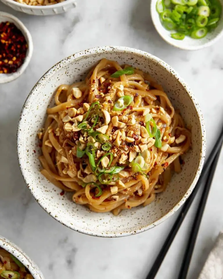 Spicy Peanut Butter Noodles Recipe