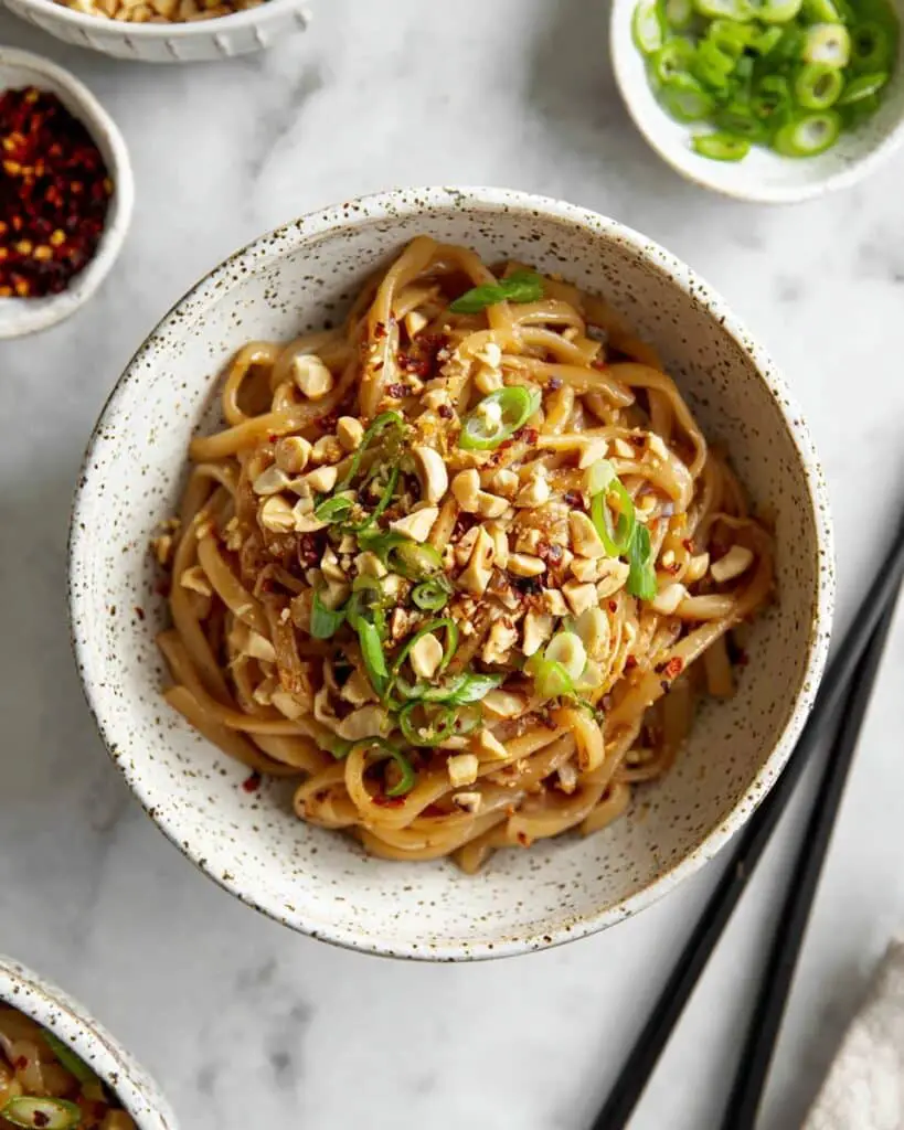 Spicy Peanut Butter Noodles Recipe