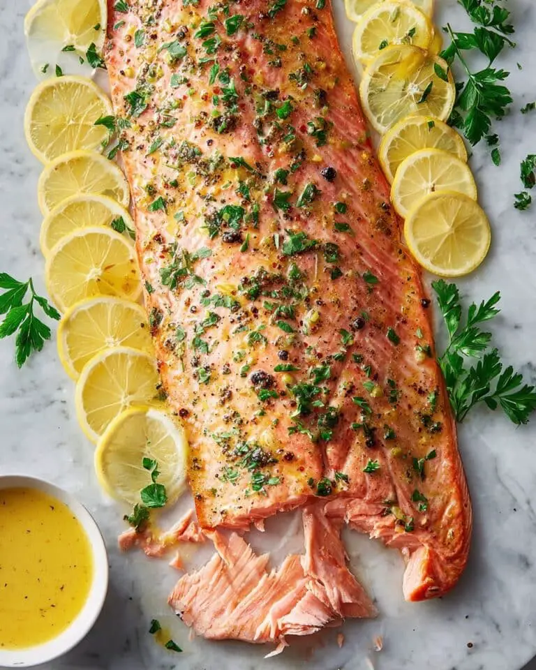 Oven-Baked Lemon Honey Herb Salmon Recipe