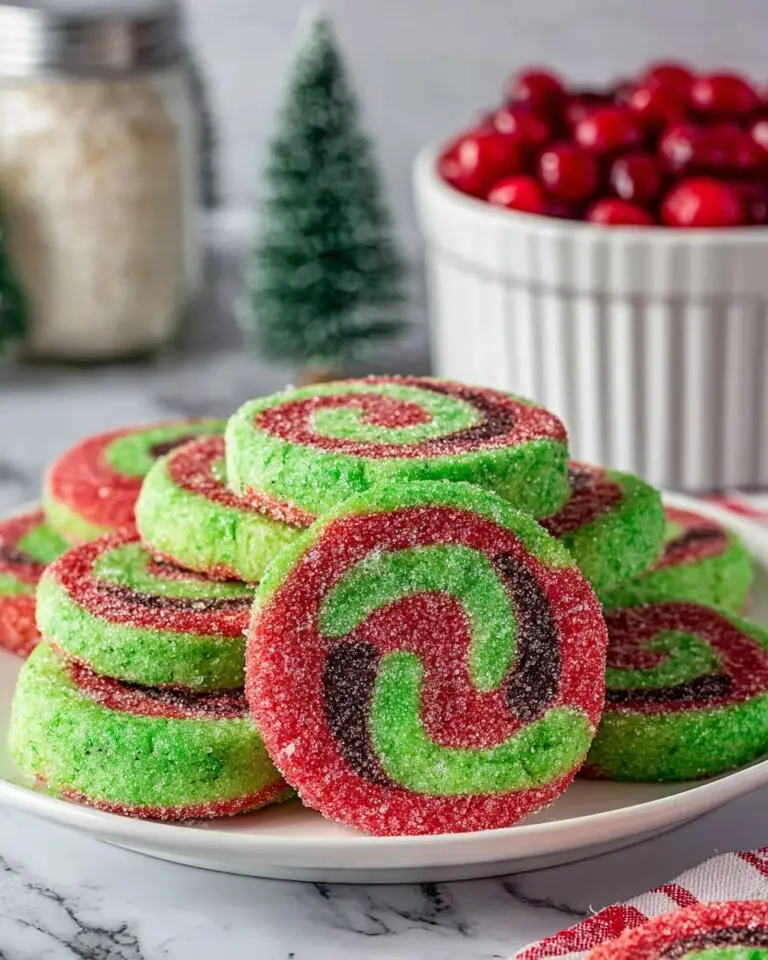 Pistachio & Cherry Pinwheel Cookies Recipe