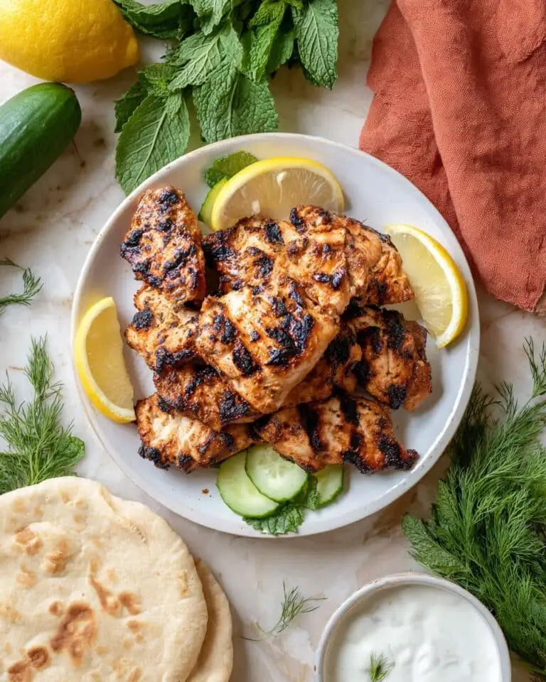 Greek Yogurt Marinated Grilled Chicken Thighs Recipe